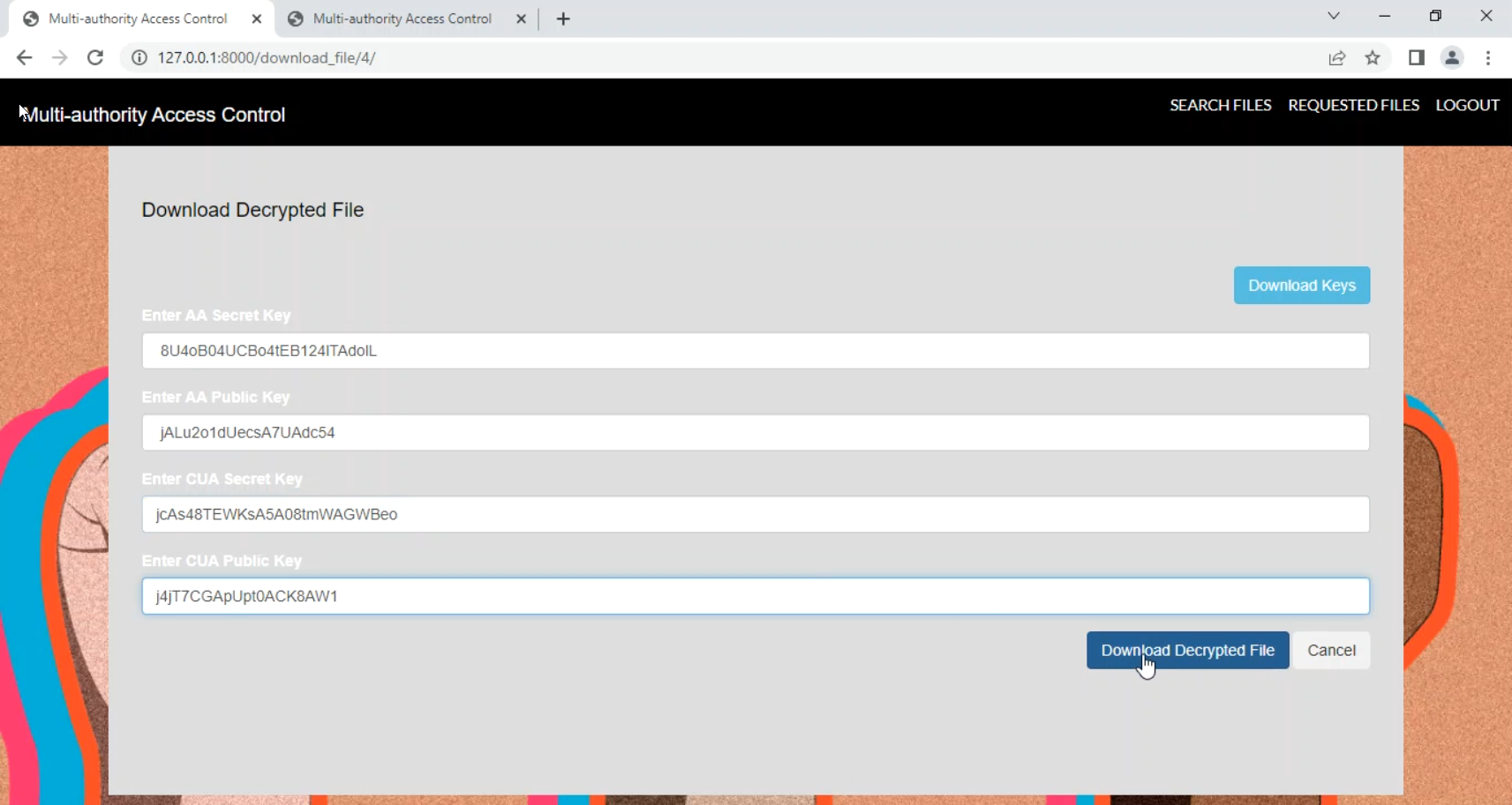 Multi Authority Access Control in Django Python