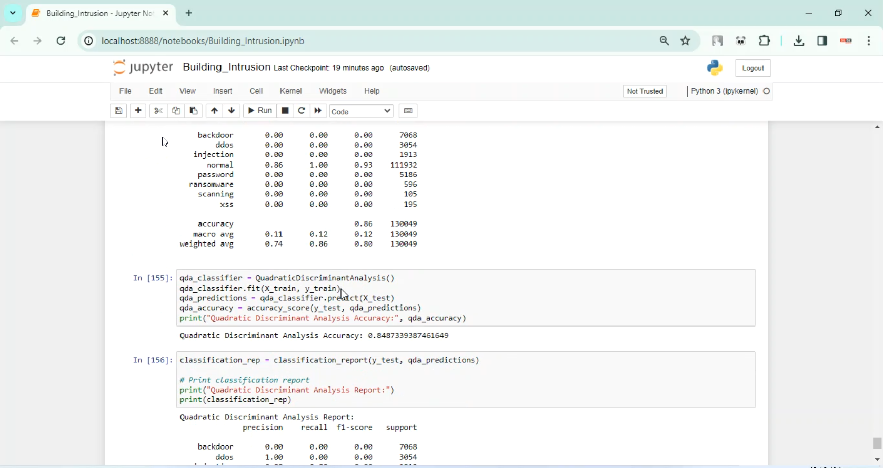 Building Automation Intrusion in Python Projects