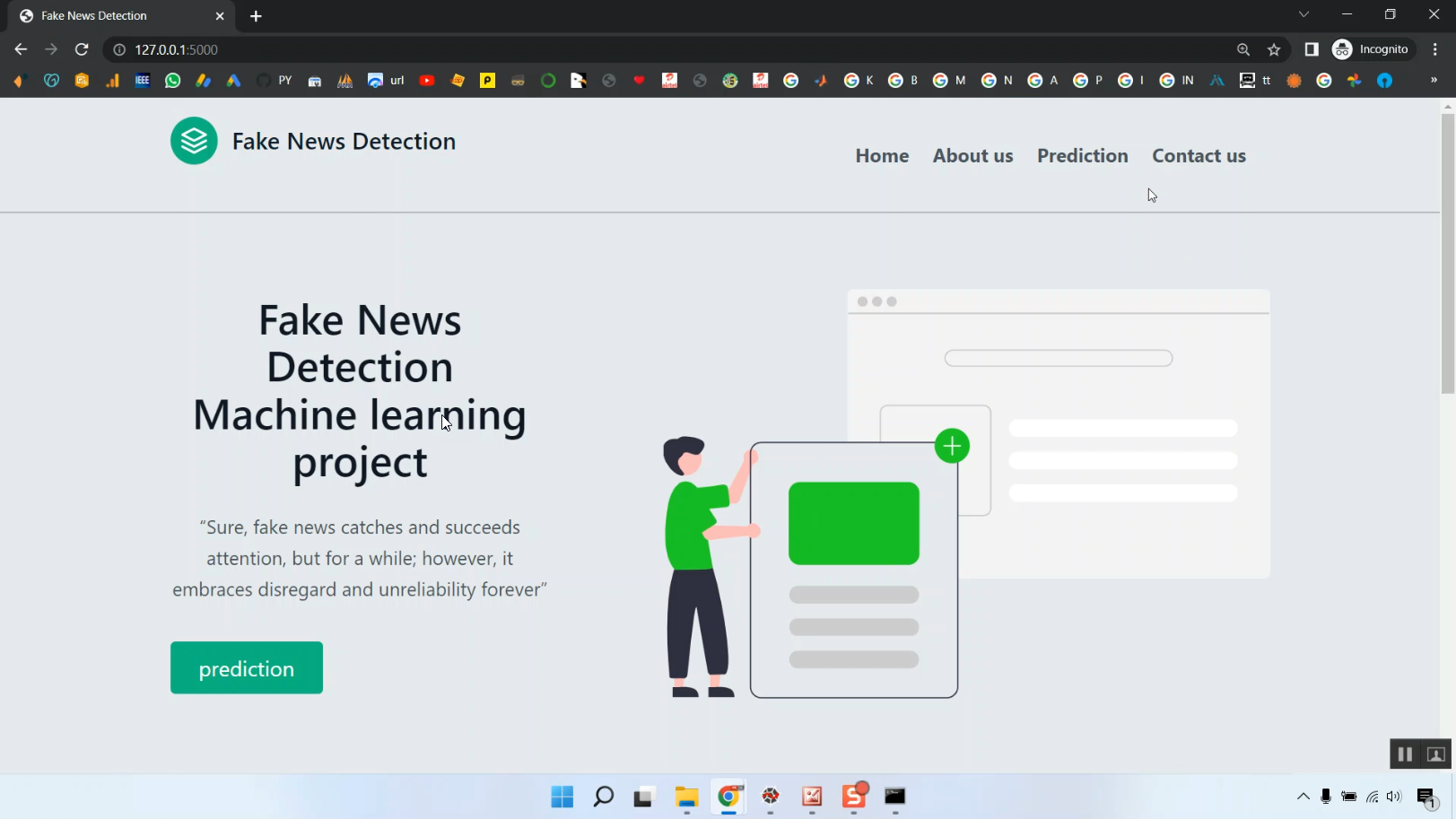 Fake New Detection using Text in Python Projects