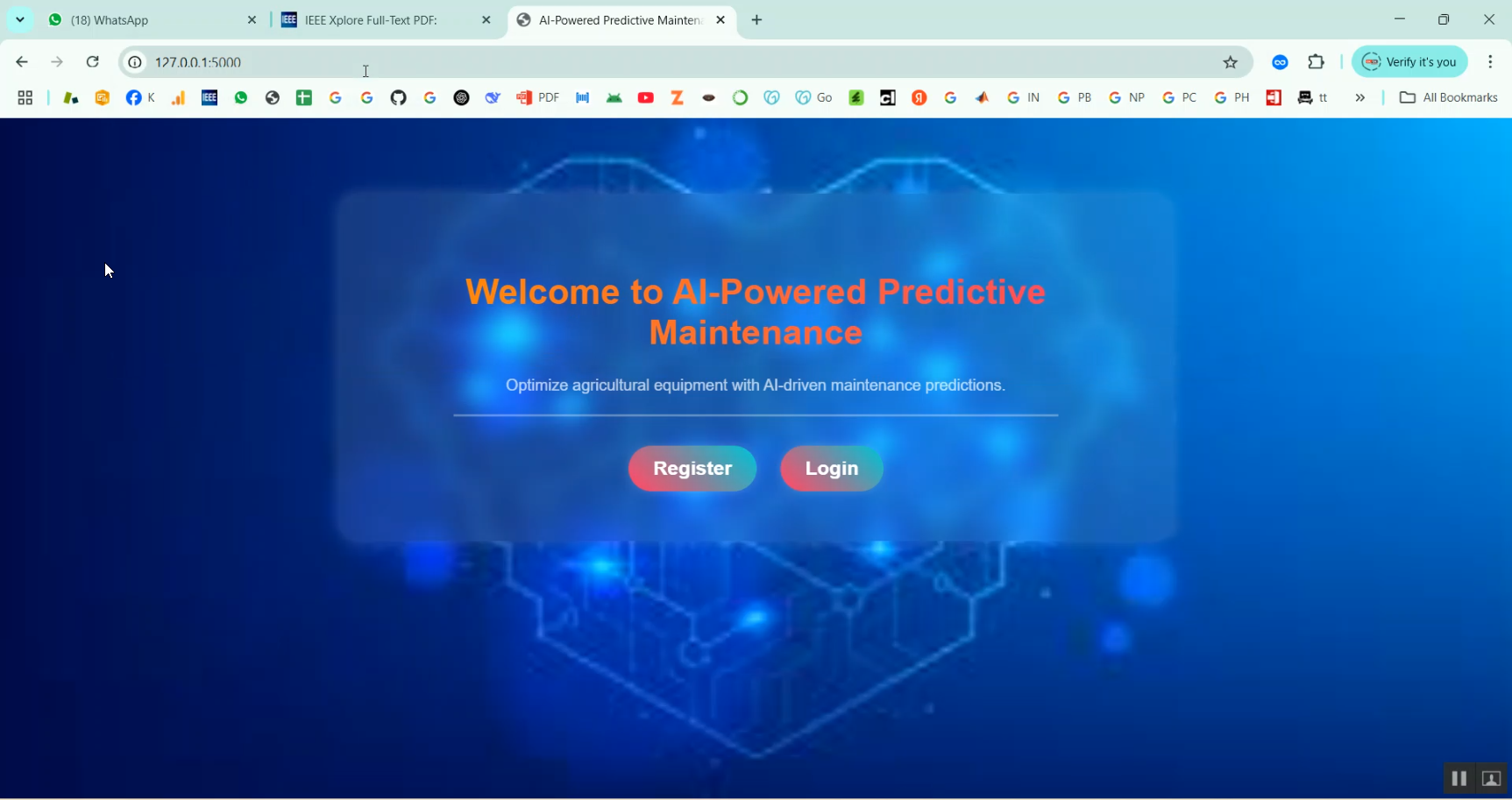 Agricultural AI Powered Predictive Maintenance in Python Projects