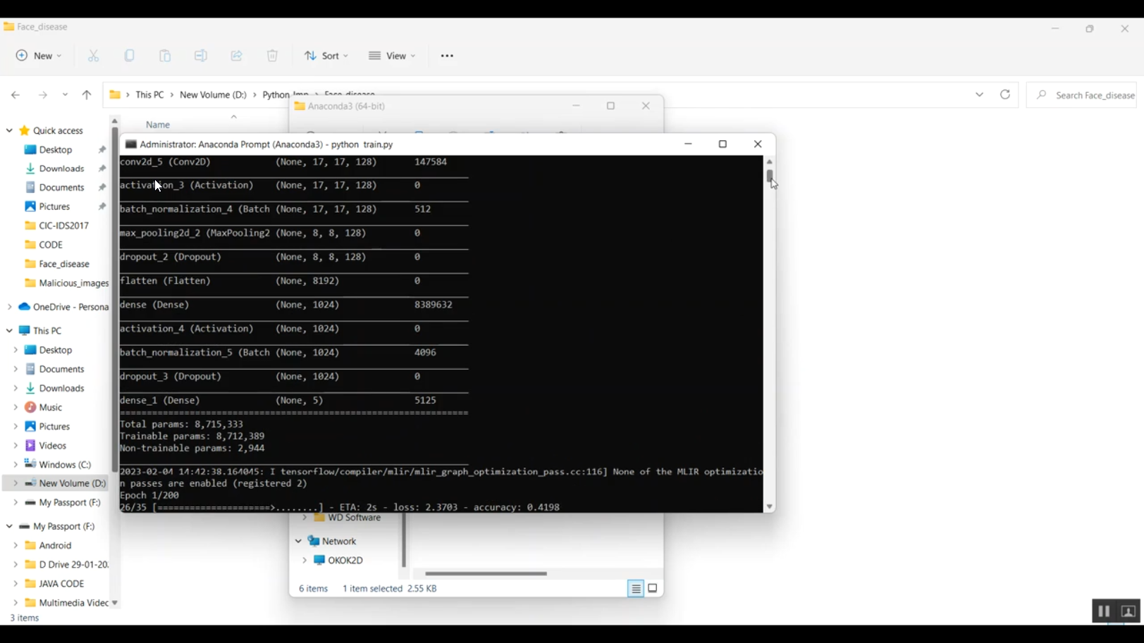Face Disease CNN Train Streamlit App in Python Projects
