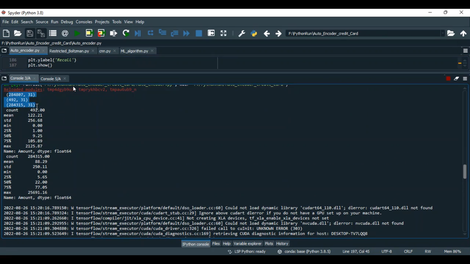 Reliability Analysis Using Credit Risk in Python Projects