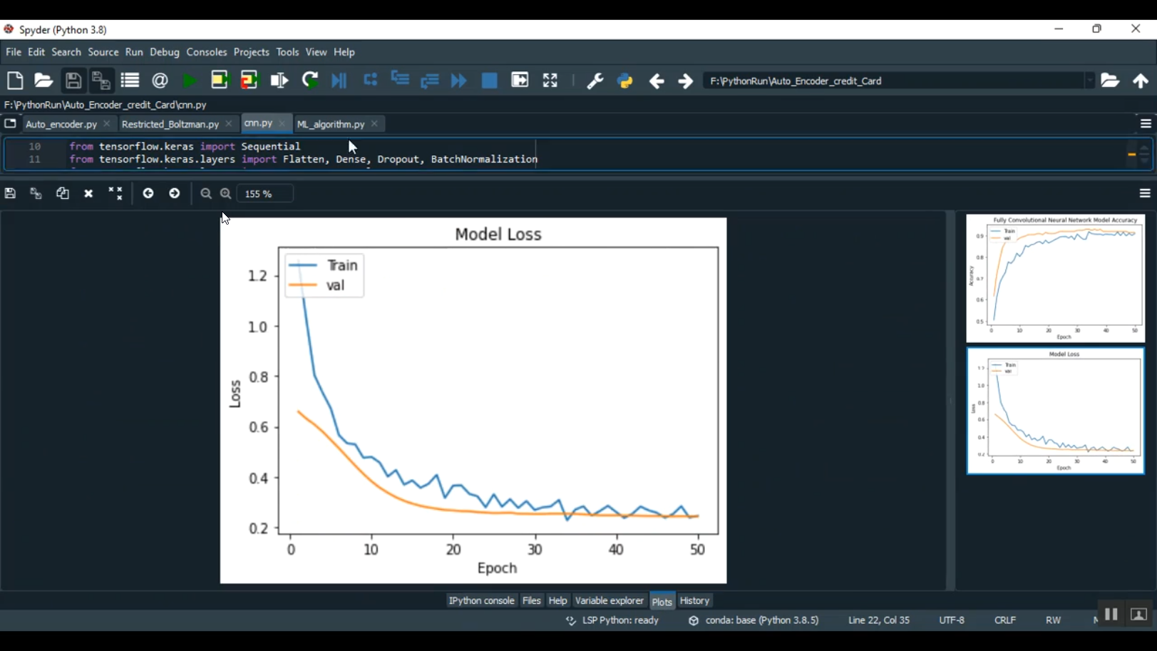Auto Encoder Credit Card Fraud Detection in Python Projects