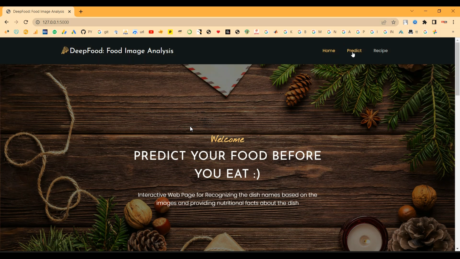 Food Calories Detection Image Dataset in Python Projects