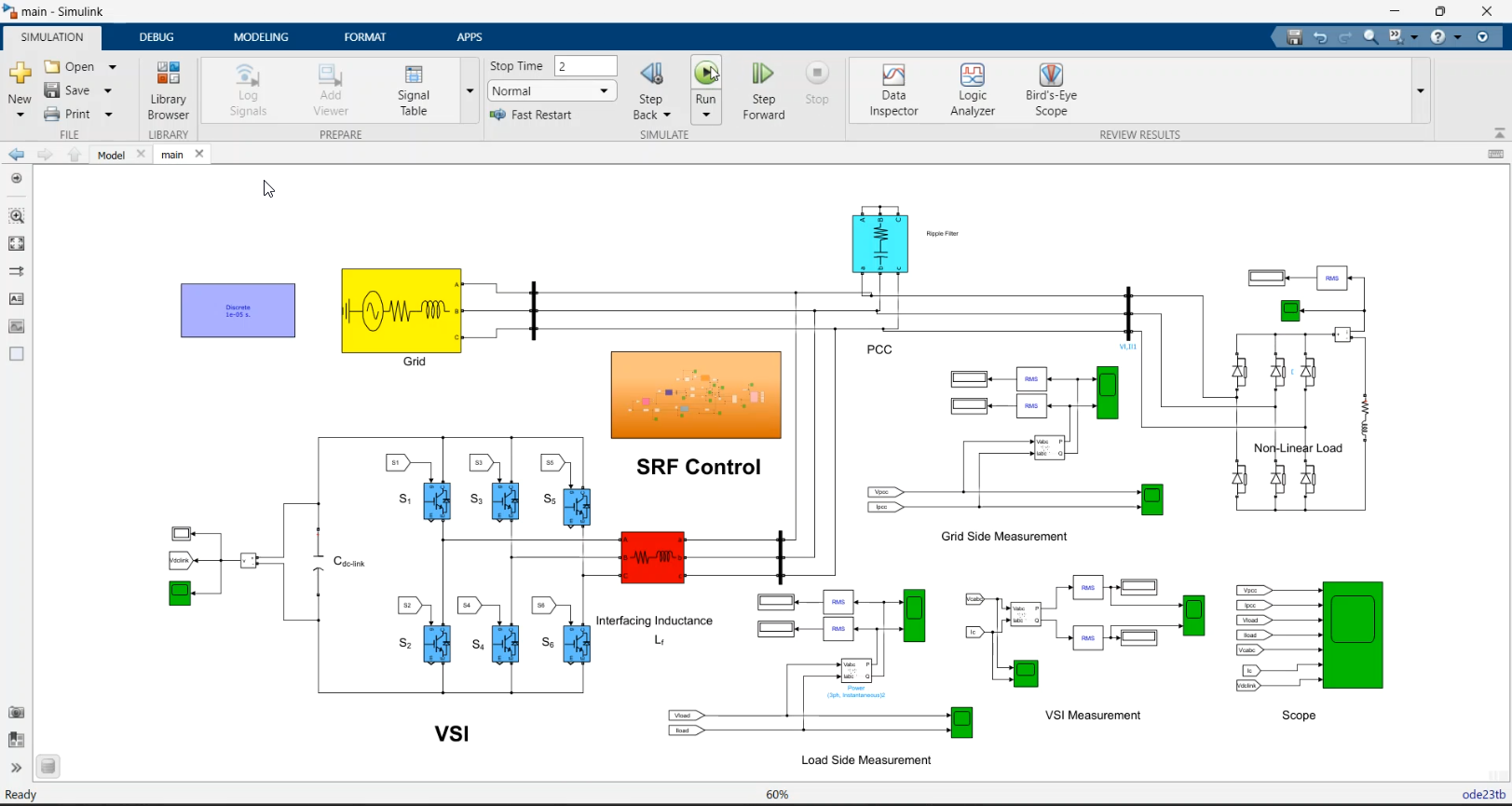 Three Phase Shunt Active Filter Based on SRF Control