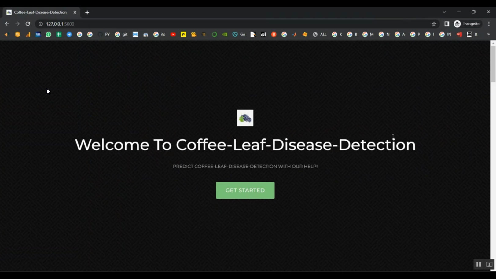 Coffee Leaf Disease Detection With simple CNN Flask App in Python Projects