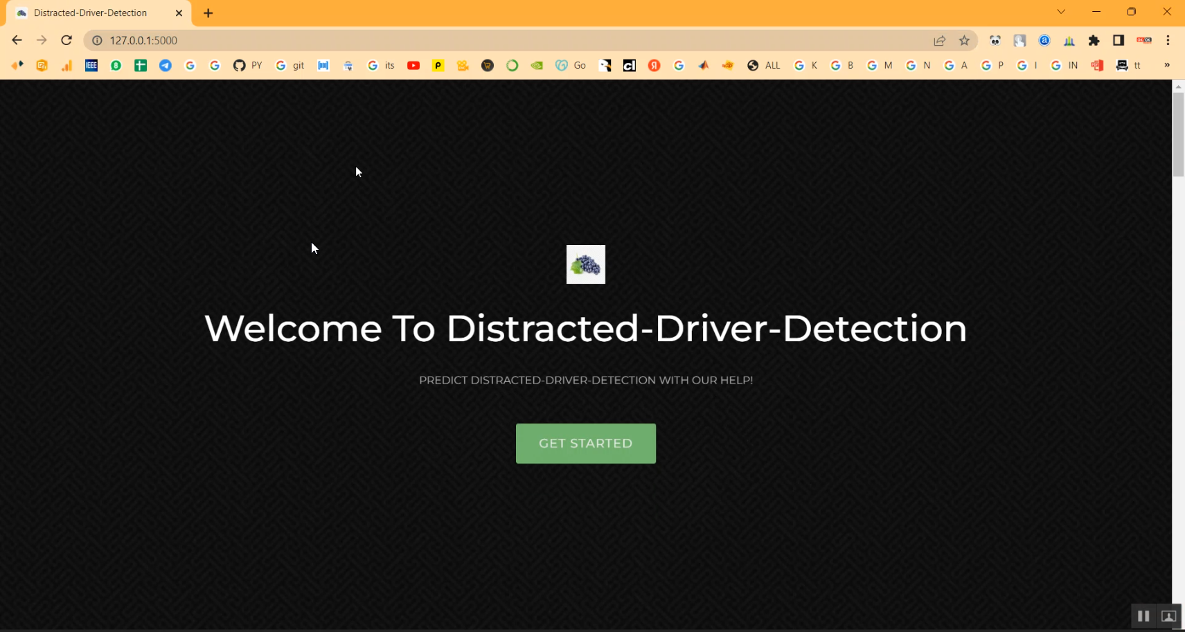 Driver Distraction CNN Train Flask App in Python Projects