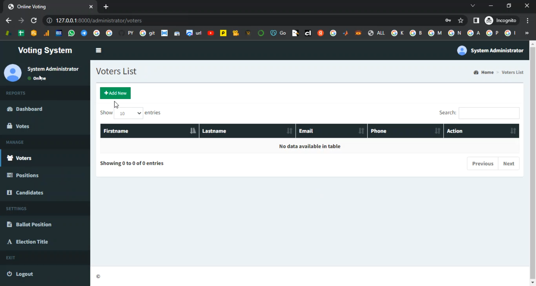 Online Voting System Project Python With Programing Online Voting System in Django Python