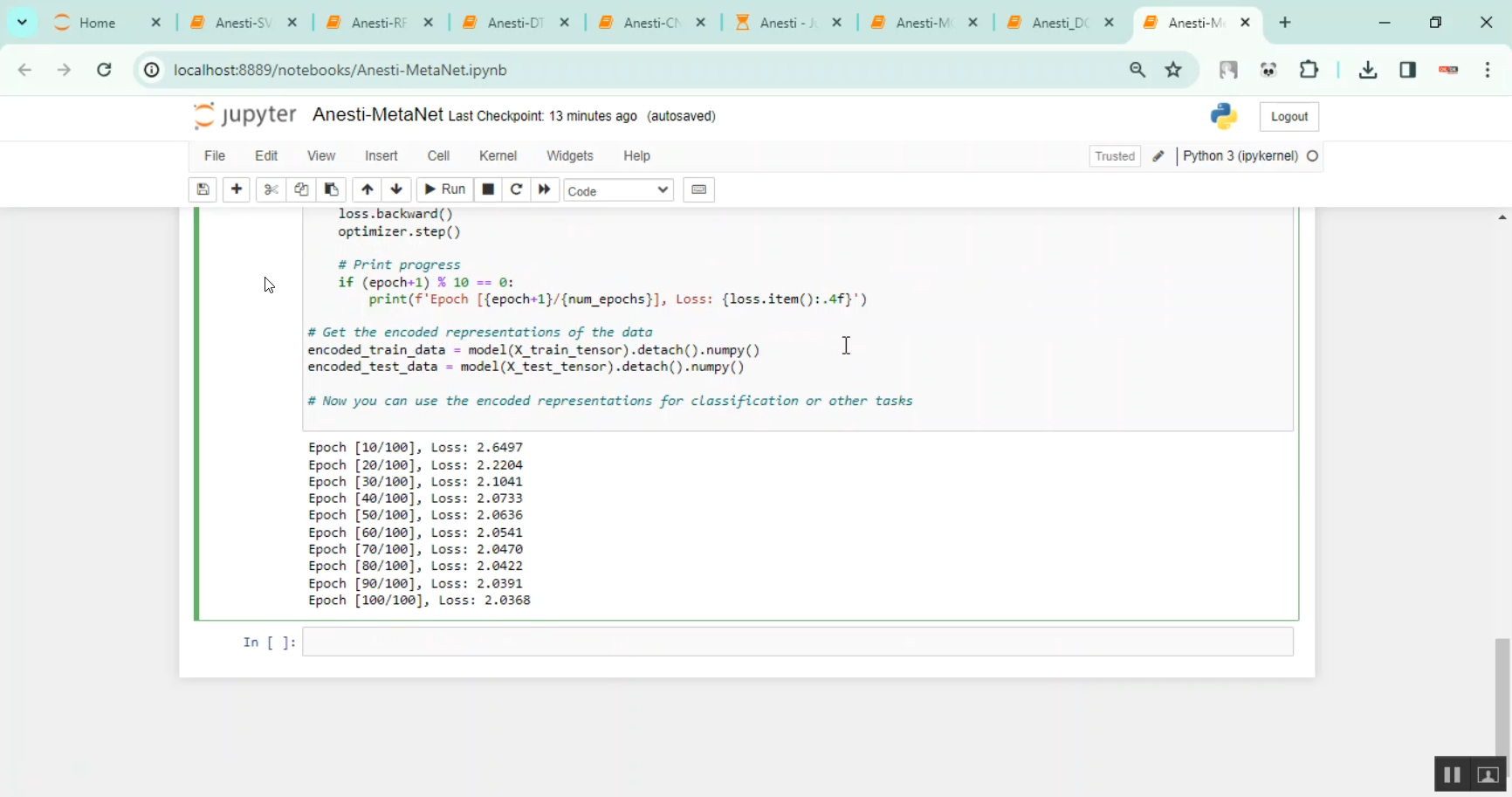 Anesthesia using EEG Data in Python Projects