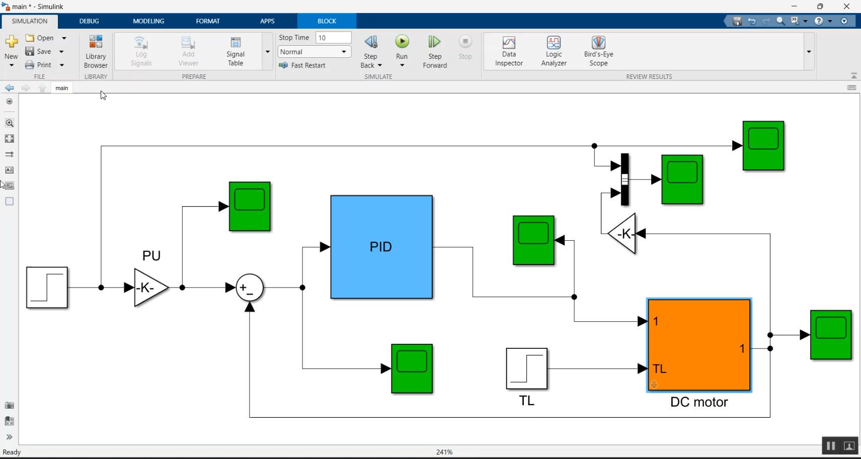 Dc Motor Position Control Using Pi Speed control of DC motor with PI controller