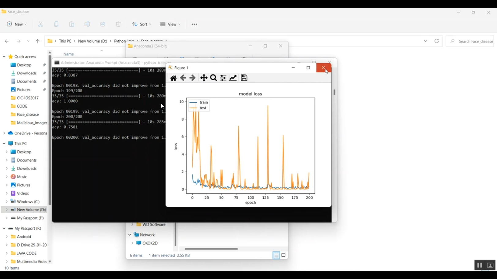 Face Disease CNN Train Streamlit App in Python Projects