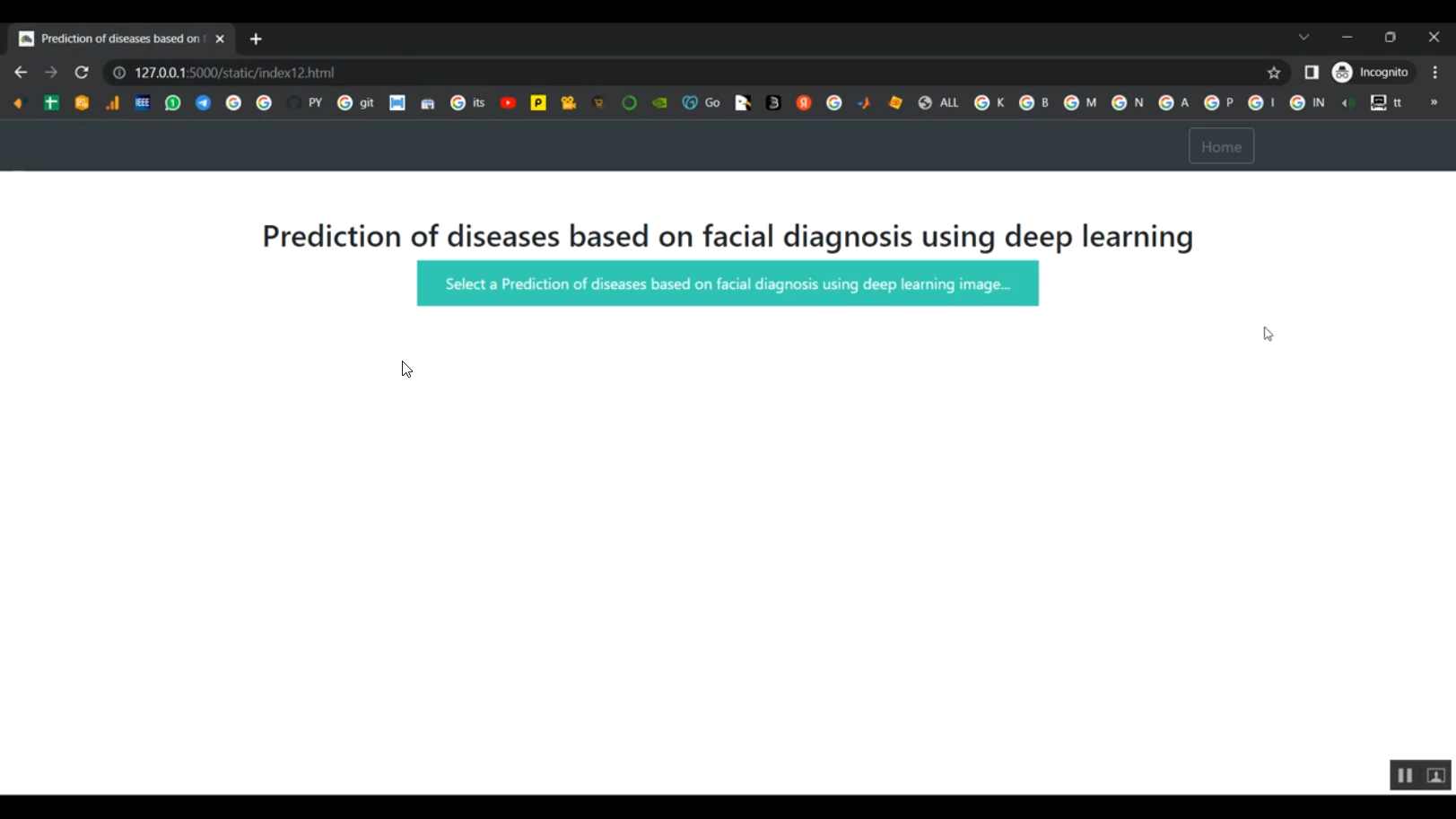 Face Disease CNN Train Streamlit App in Python Projects