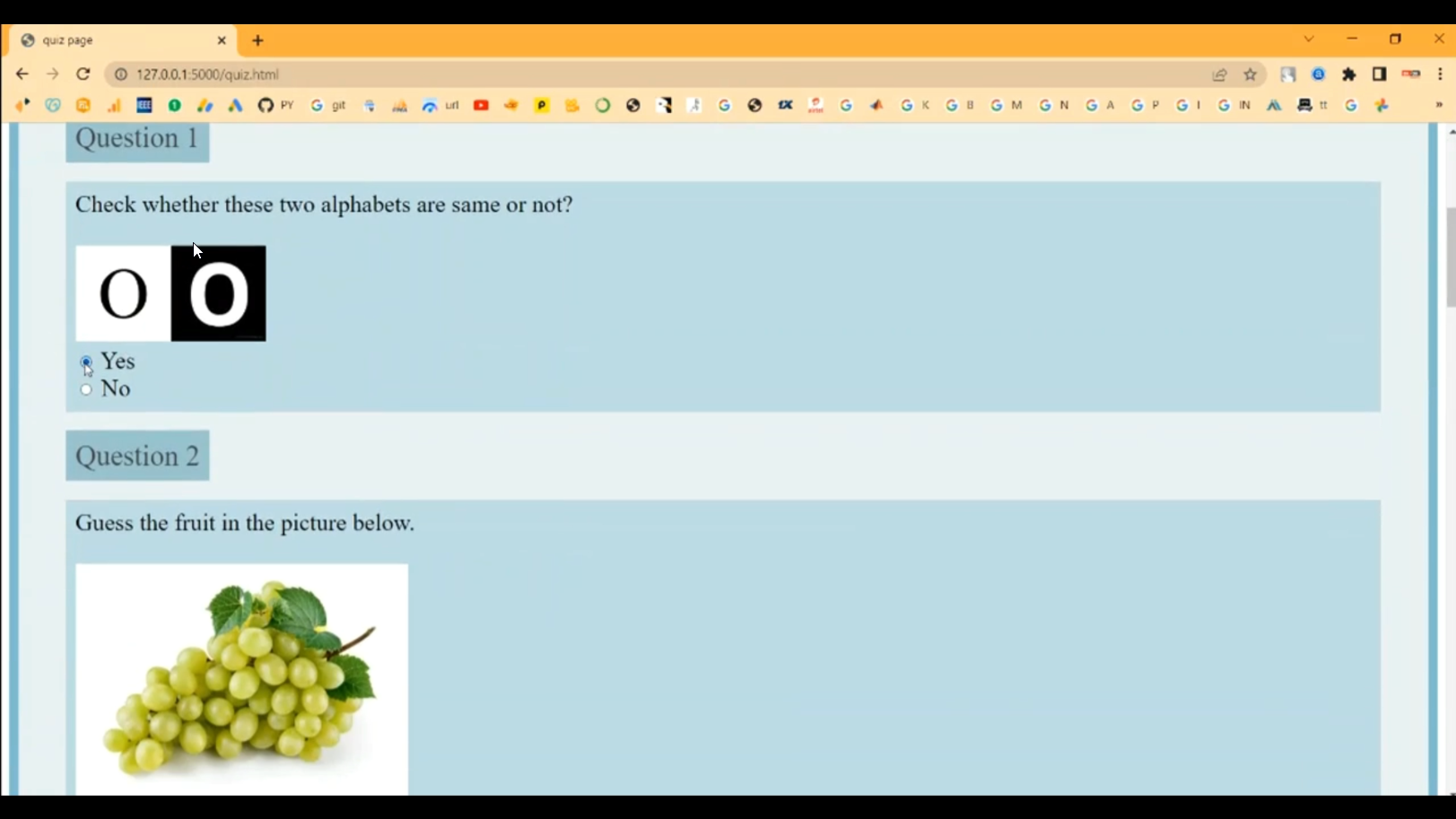 Anxiety Children Quiz App Flask in Python Projects
