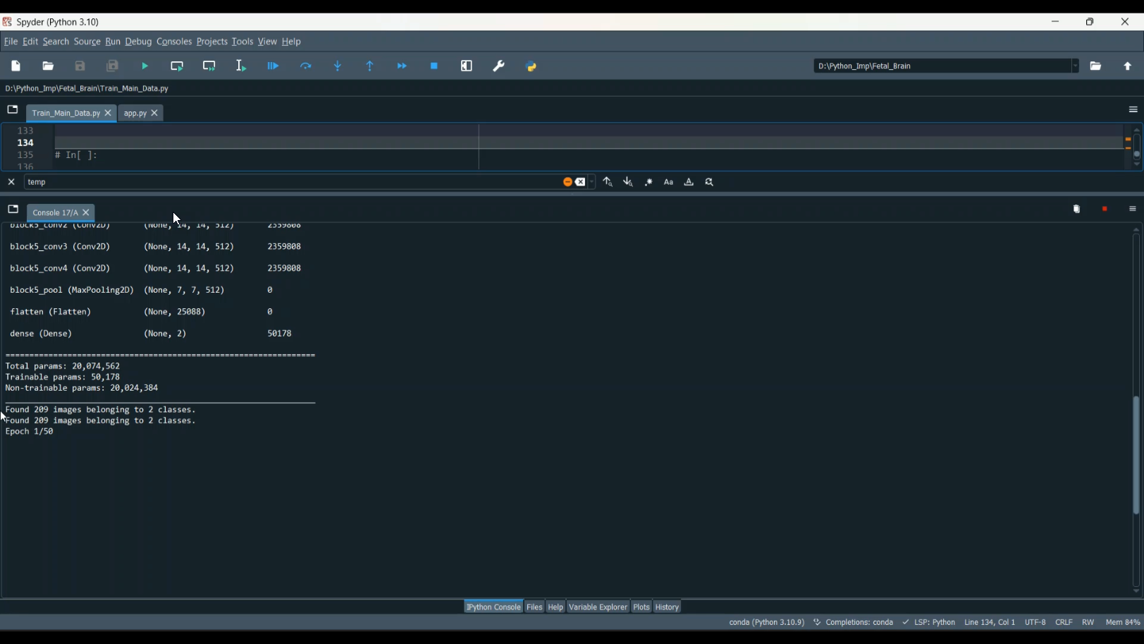 Fetal Brain CNN Train Streamlit in Python Projects