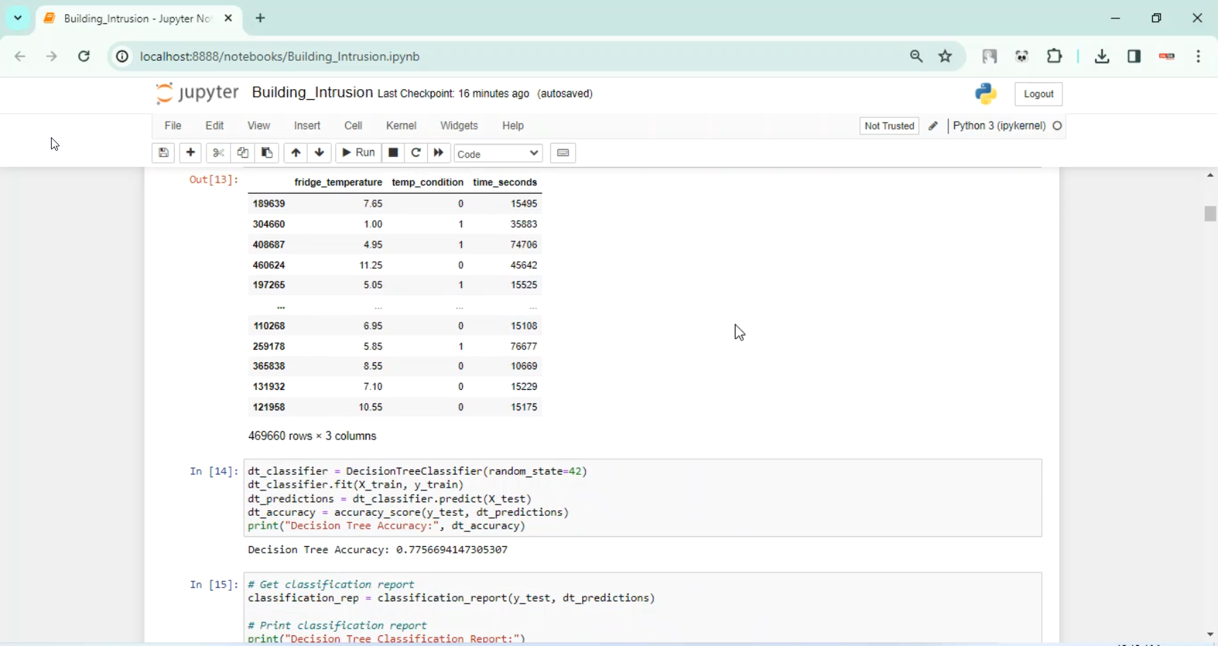 Building Automation Intrusion in Python Projects