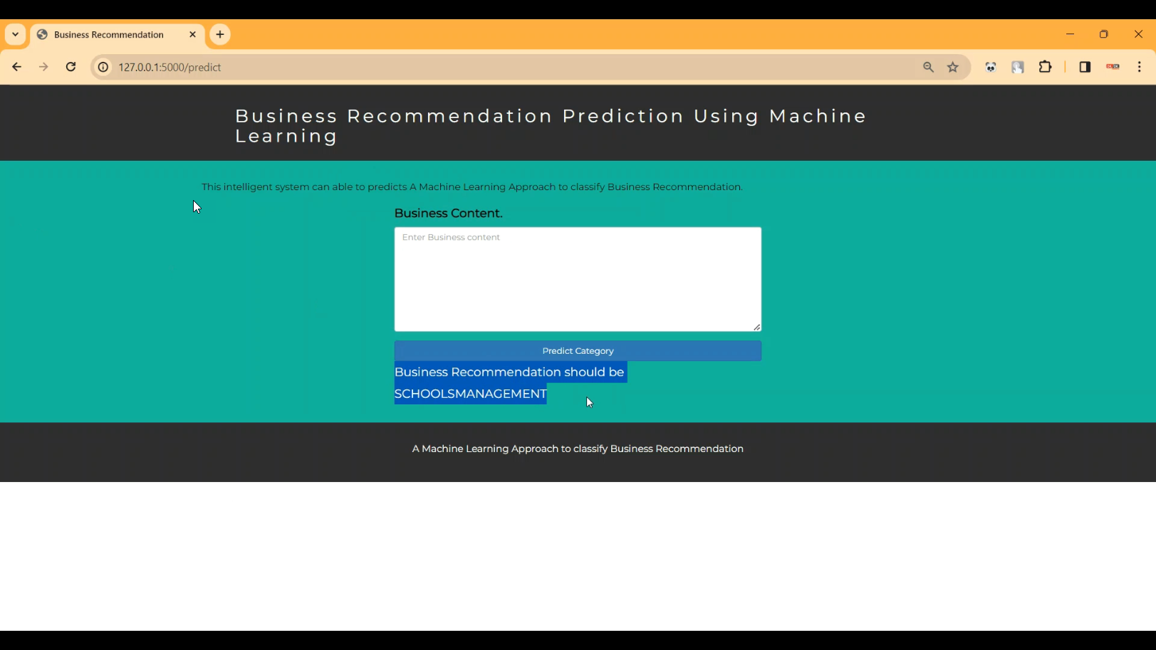 Python Product Recommendation Score Algorithm Business Recommendation Prediction using ML in Python Projects