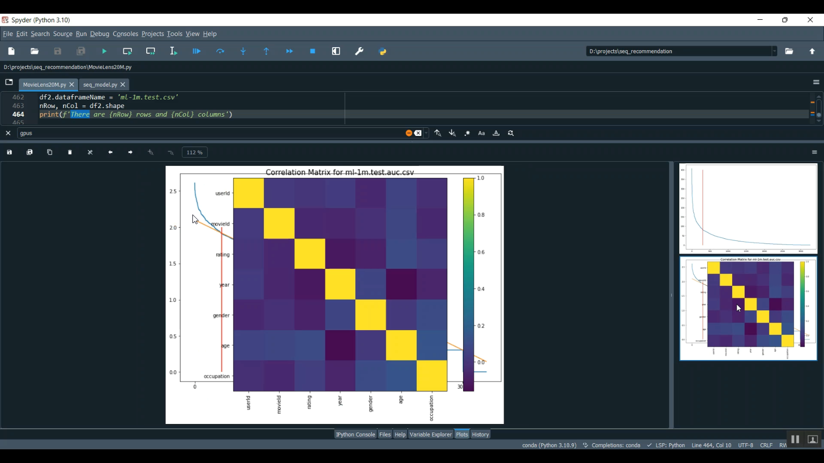 Sequence Recommendation Using Movie Lens Dataset in Python Projects
